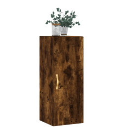 Armoire murale chêne fumé 34,5x34x90 cm