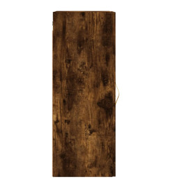 Armoire murale chêne fumé 34,5x34x90 cm