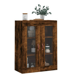 Armoire murale chêne fumé 69,5x34x90 cm