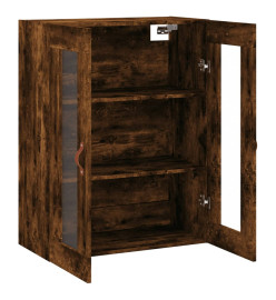 Armoire murale chêne fumé 69,5x34x90 cm