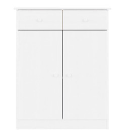 Armoire à chaussures ALTA blanc 77x35x96 cm bois massif de pin