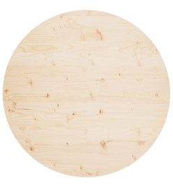 Dessus de table Ø90x2,5 cm Bois de pin massif