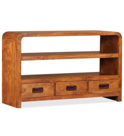 Meuble TV Bois d'acacia solide 90 x 30 x 55 cm