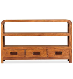 Meuble TV Bois d'acacia solide 90 x 30 x 55 cm