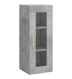 Armoire murale gris béton 34,5x34x90 cm