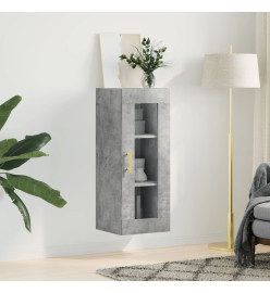 Armoire murale gris béton 34,5x34x90 cm