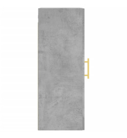 Armoire murale gris béton 34,5x34x90 cm