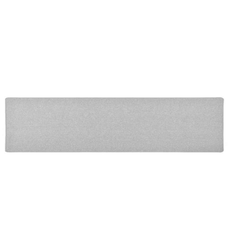 Tapis de couloir Gris clair 50x200 cm