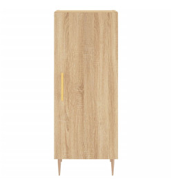 Buffet haut Chêne sonoma 34,5x34x180 cm Bois d'ingénierie