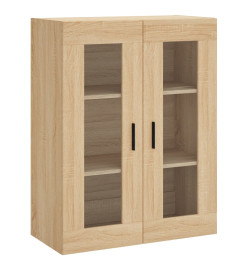 Armoire murale chêne sonoma 69,5x34x90 cm