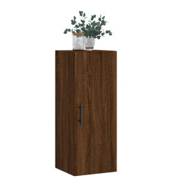 Armoire murale chêne marron 34,5x34x90 cm
