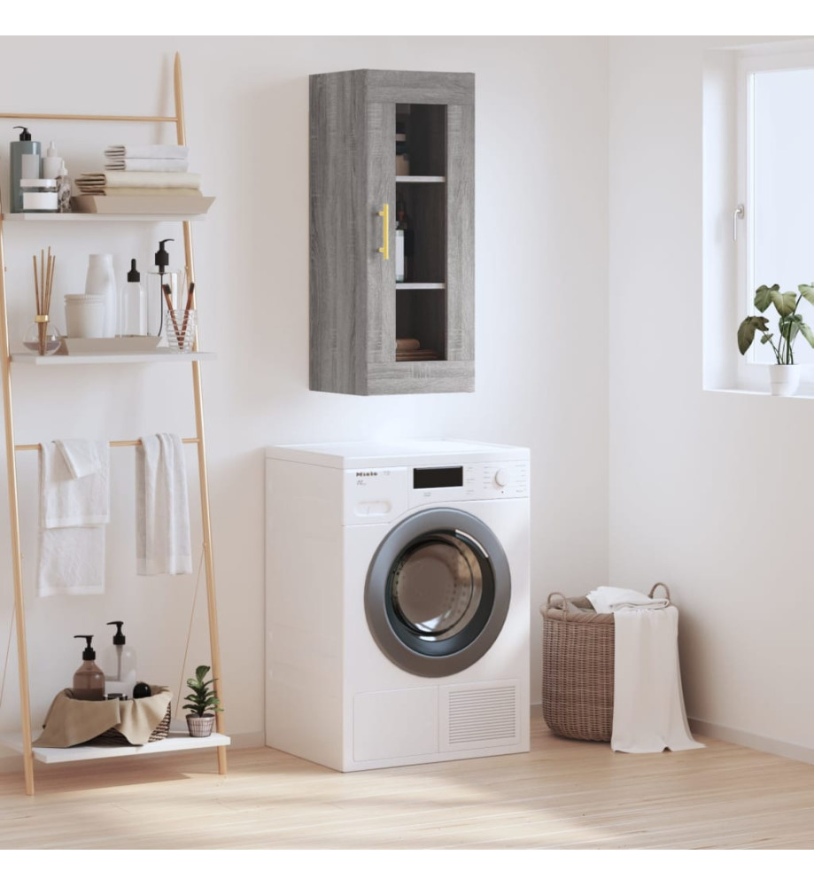 Armoire murale sonoma gris 34,5x34x90 cm Armoire murale sonoma gris 34,5x34x90 cm
