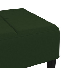 Repose-pied Vert foncé 78x56x32 cm Velours