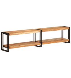 Meuble TV 180x30x40 cm bois d'acacia massif