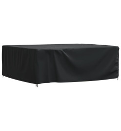 Housse de salon de jardin noir 250x210x90 cm imperméable 420D