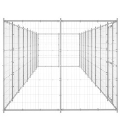 Chenil extérieur Acier galvanisé 21,78 m²