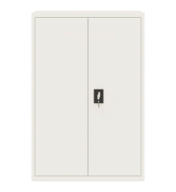 Classeur blanc 90x40x140 cm acier