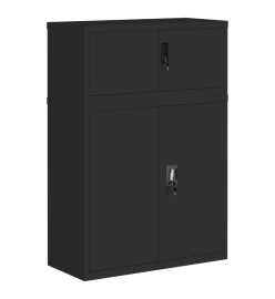 Classeur noir 90x40x130 cm acier