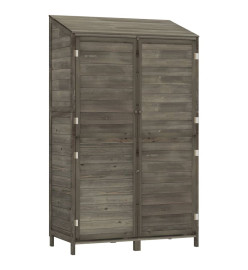 Remise de jardin Anthracite 102x52x174,5cm Bois de sapin solide