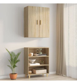 Armoire murale suspendue Chêne sonoma 69,5x34x90 cm