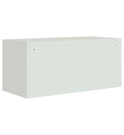 Classeur gris clair 90x40x110 cm acier