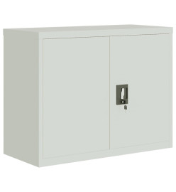 Classeur gris clair 90x40x110 cm acier