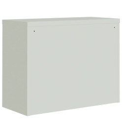 Classeur gris clair 90x40x110 cm acier