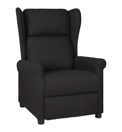 Fauteuil inclinable Noir Tissu