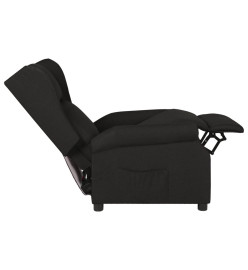 Fauteuil inclinable Noir Tissu