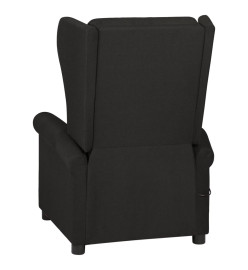 Fauteuil inclinable Noir Tissu