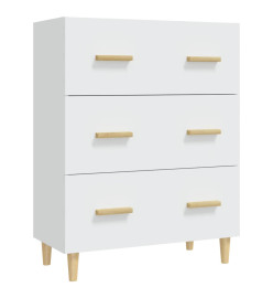 Buffet Blanc 70x34x90 cm Bois d'ingénierie