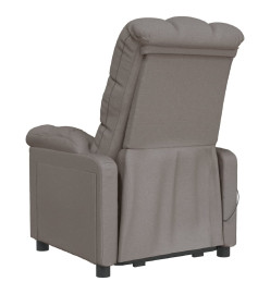 Fauteuil de massage Taupe Tissu