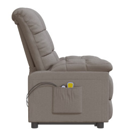 Fauteuil de massage Taupe Tissu