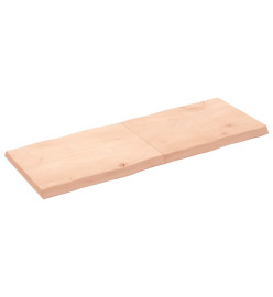 Dessus de table bois chêne massif non traité bordure assortie