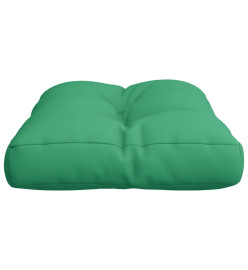 Coussin de palette vert 50x40x12 cm tissu