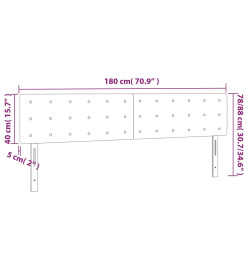 Têtes de lit 2 pcs Gris clair 90x5x78/88 cm Velours