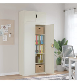 Classeur blanc 90x40x220 cm acier