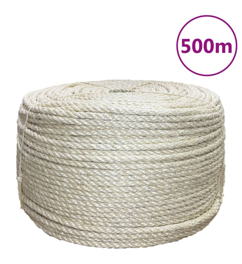 Corde 100 % sisal 10 mm 500 m