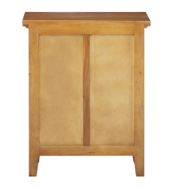 Table de chevet 60x30x75 cm bois massif d'acajou