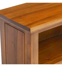 Table de chevet 60x30x75 cm bois massif d'acajou