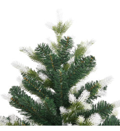 Sapin de Noël artificiel à charnières avec neige floquée 210 cm