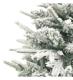 Sapin de Noël artificiel à flocons de neige Vert 120 cm PVC/PE