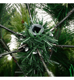 Sapin de Noël artificiel à charnières avec support 210 cm