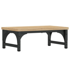 Support de moniteur chêne sonoma 37x23x14 cm bois d'ingénierie