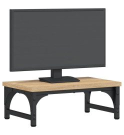 Support de moniteur chêne sonoma 37x23x14 cm bois d'ingénierie