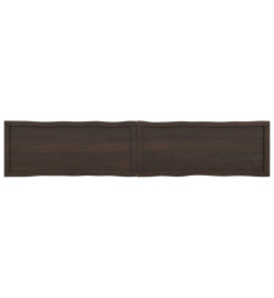 Dessus de table bois chêne massif traité bordure assortie