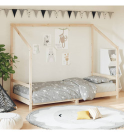 Cadre de lit pour enfants 90x200 cm bois de pin massif