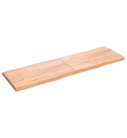 Dessus de table bois chêne massif traité bordure assortie