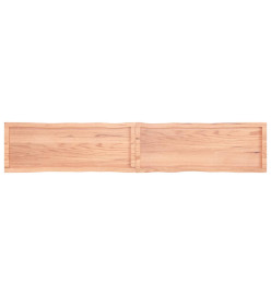 Dessus de table bois chêne massif traité bordure assortie