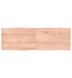 Dessus de table bois chêne massif traité bordure assortie